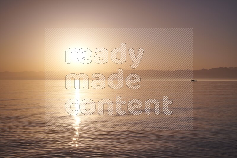 Sunrise over the water