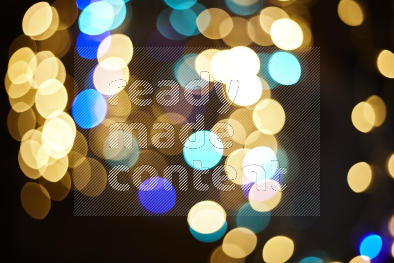 Bokeh light in multicolor