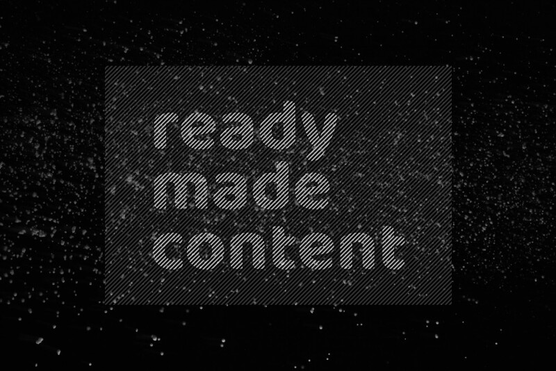 Snow spray on black background