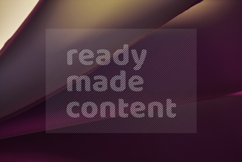 An abstract art piece displaying smooth curves in warm and cold gradients created by colored light