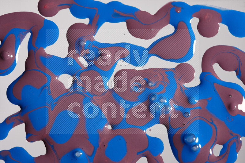 Abstract colorful background with mixed of purple and blue paint colors