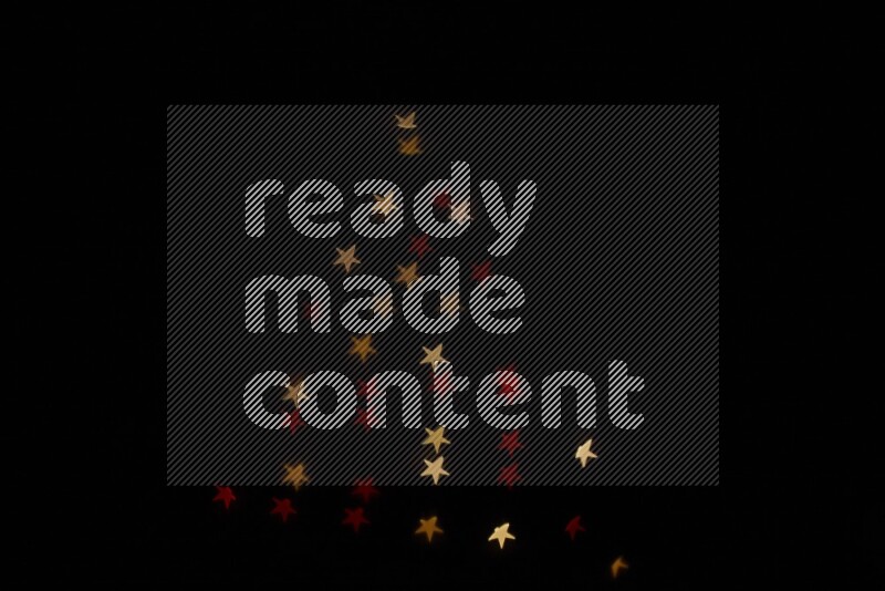 Bokeh light in star shape