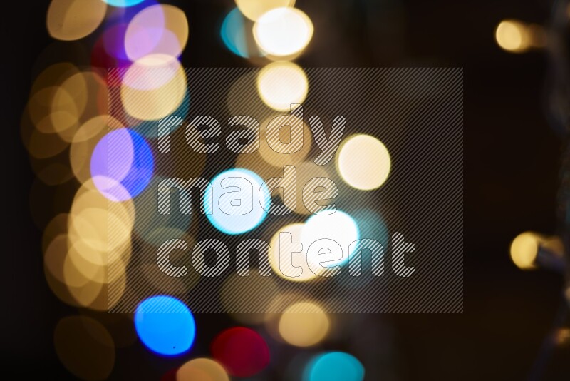 Bokeh light in multicolor