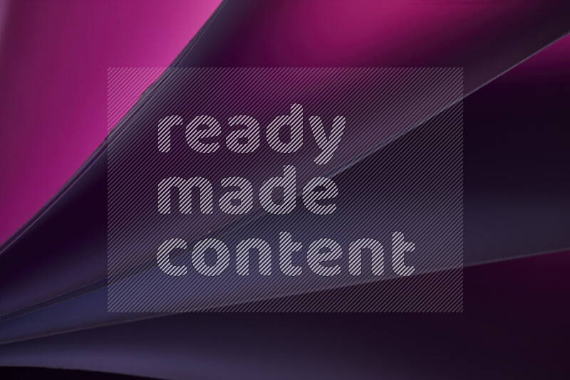 An abstract art piece displaying smooth curves in warm and cold gradients created by colored light