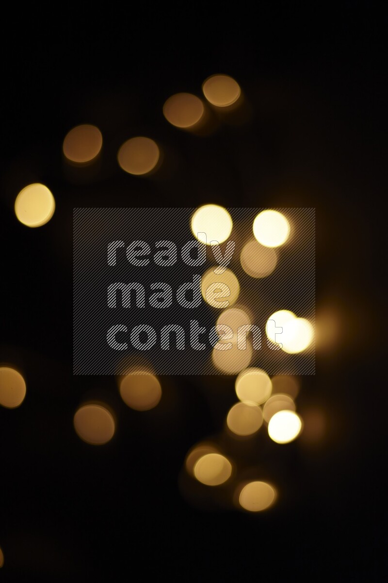 Bokeh light in yellow