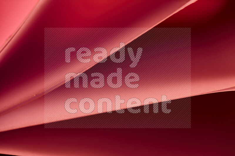 An abstract art piece displaying smooth curves in warm and cold gradients created by colored light