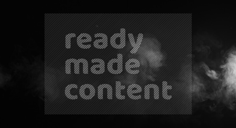 White smoke isolated on black background