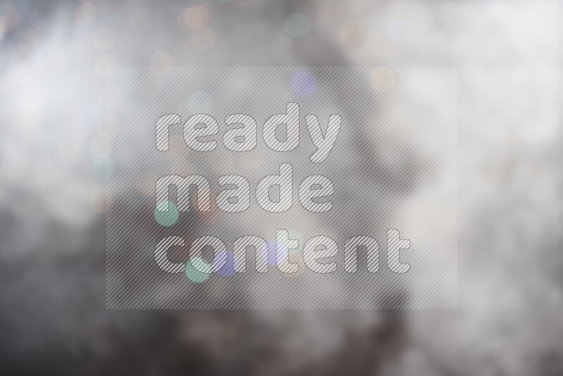 Abstract bokeh light with flare haze