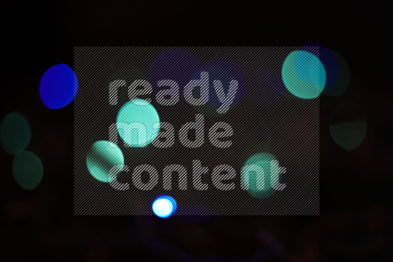 Bokeh light in multicolor