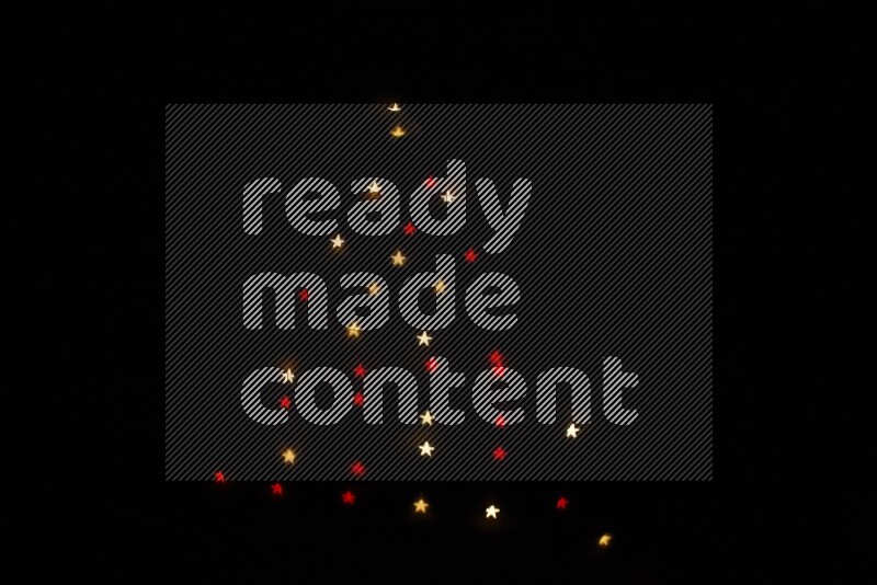 Bokeh light in star shape