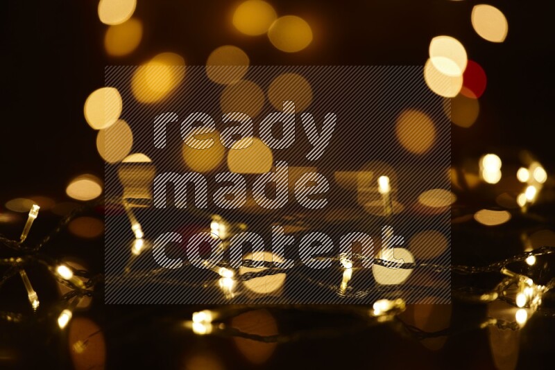 Bokeh light in yellow