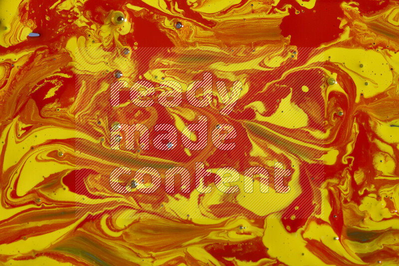 Abstract colorful background with mixed of red and yellow paint colors