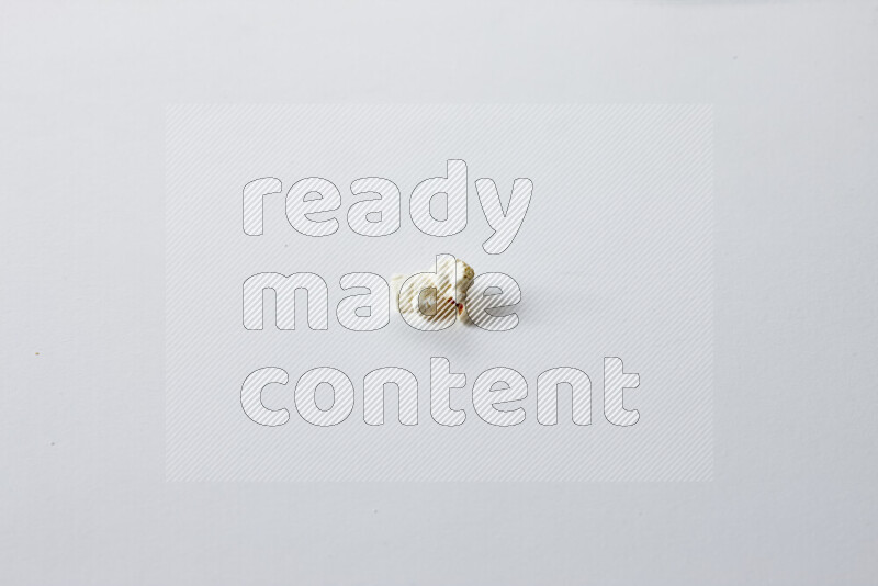 Popcorn snacks on white background