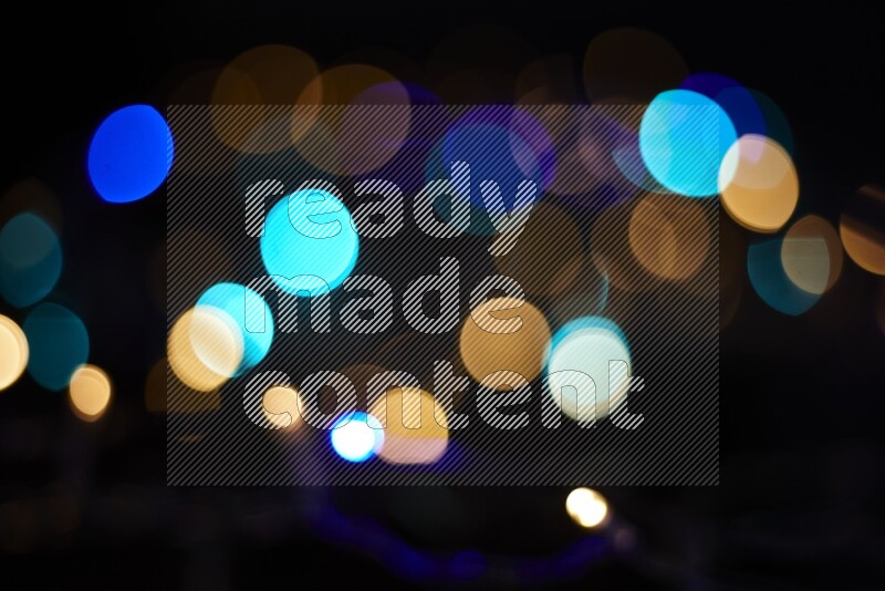 Bokeh light in multicolor