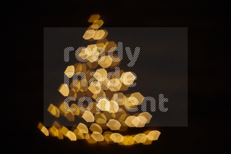 Bokeh light in geometric shape