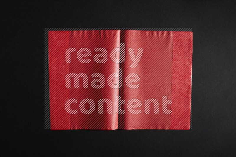 Colored plastic textures on black background