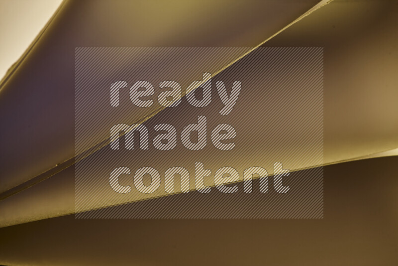 An abstract art piece displaying smooth curves in warm and cold gradients created by colored light