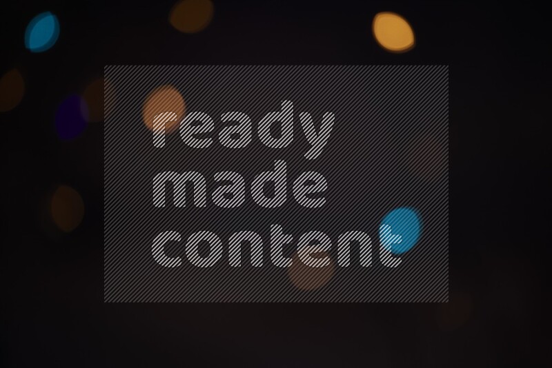 Bokeh light in multicolor