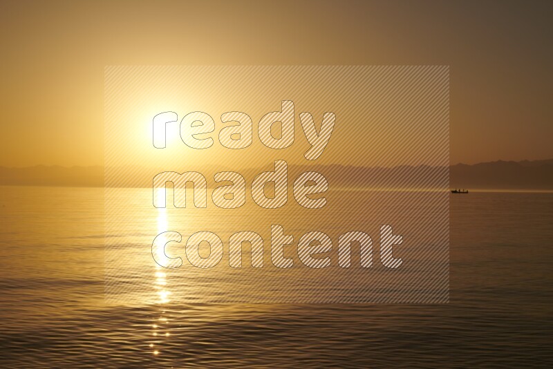 Sunrise over the water