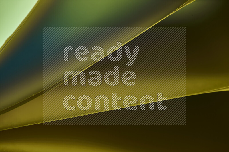 An abstract art piece displaying smooth curves in cold gradients created by colored light