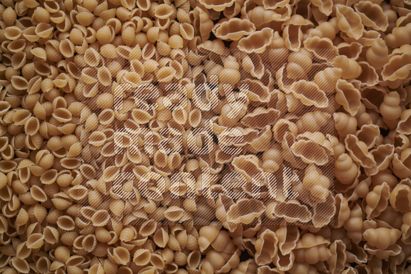 نوعين من المعكرونة علي الخلفية كاملة