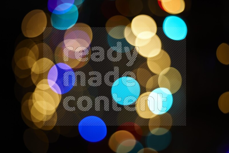 Bokeh light in multicolor