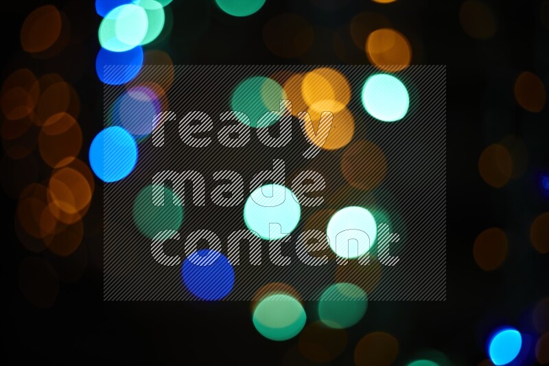Bokeh light in multicolor
