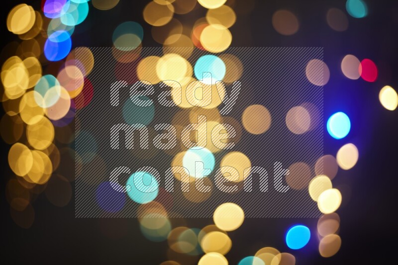 Bokeh light in multicolor