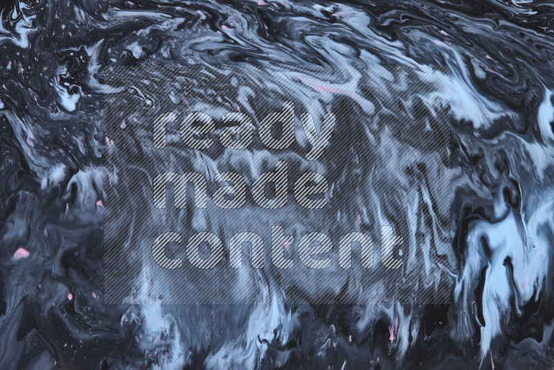 Abstract colorful background with mixed of blue and black paint colors