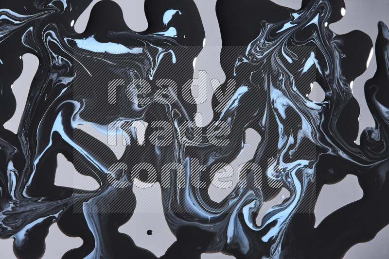 Abstract colorful background with mixed of blue and black paint colors