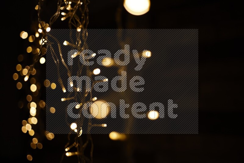 Bokeh light in yellow