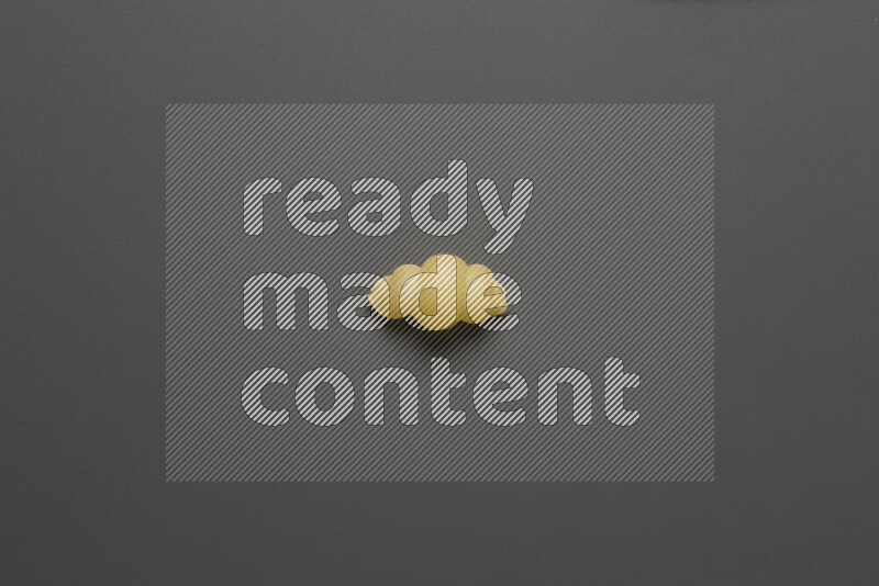 Snails pasta on grey background