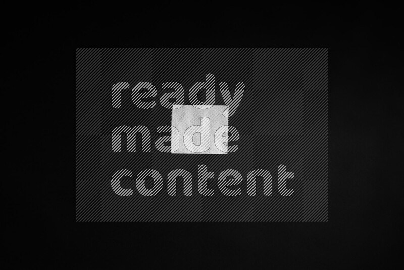 Tissue paper on black background