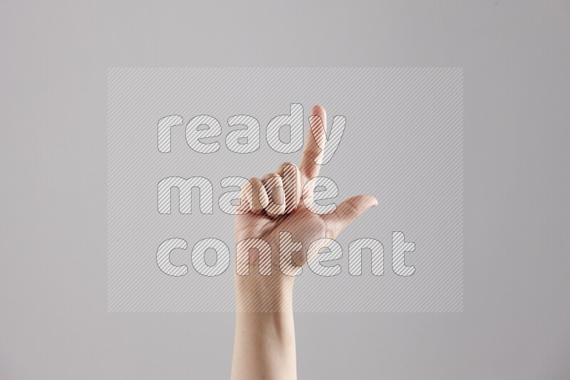 Woman hands gesturing sign language