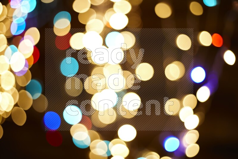 Bokeh light in multicolor