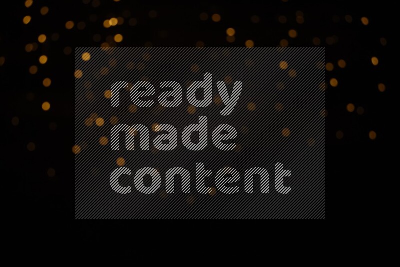 Bokeh light in yellow