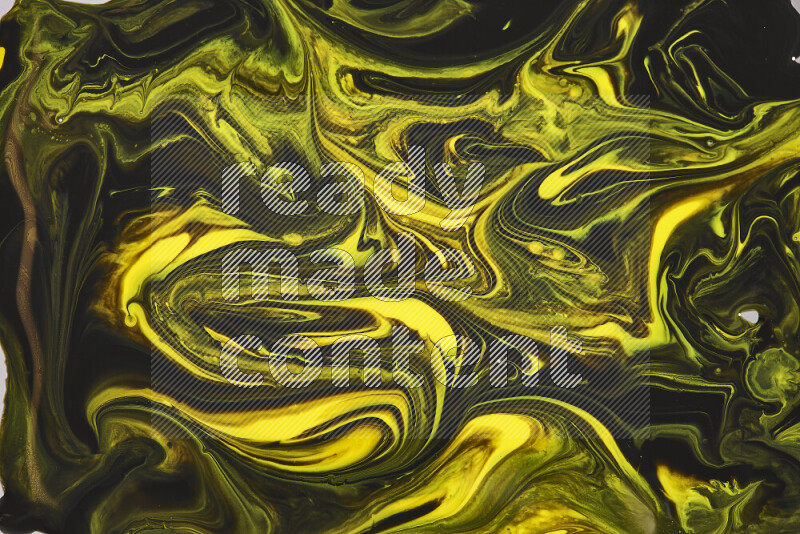Abstract colorful background with mixed of yellow and black paint colors