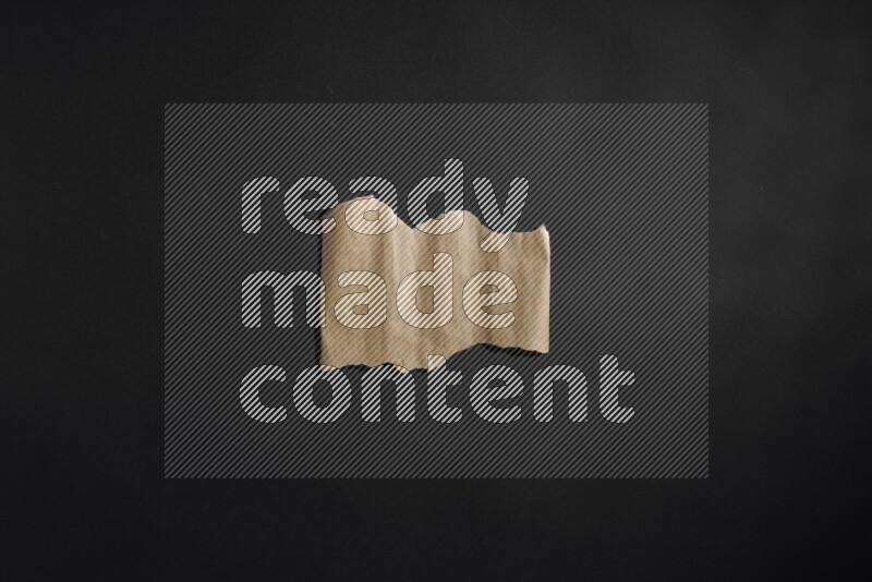 Craft paper on black background