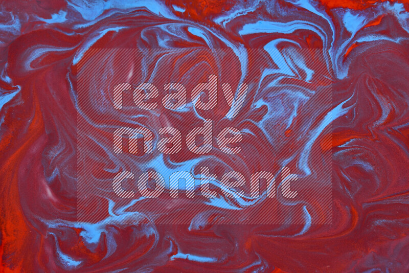 Abstract colorful background with mixed of red and blue paint colors