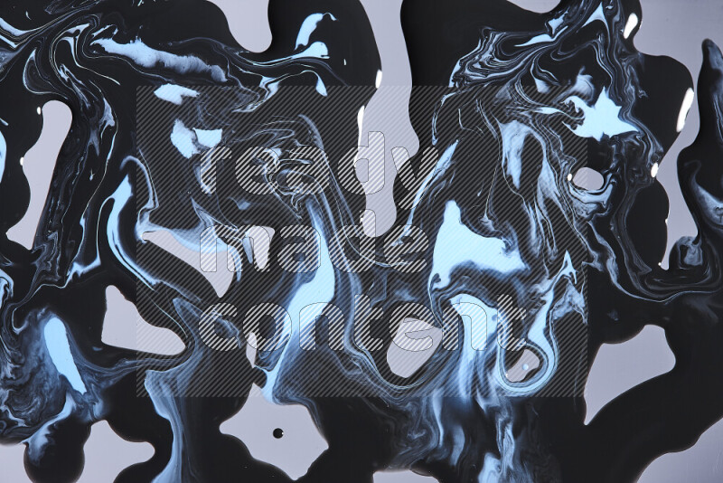 Abstract colorful background with mixed of blue and black paint colors