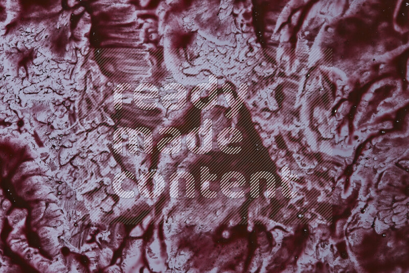 Close-ups of abstract red paint texture in different shapes