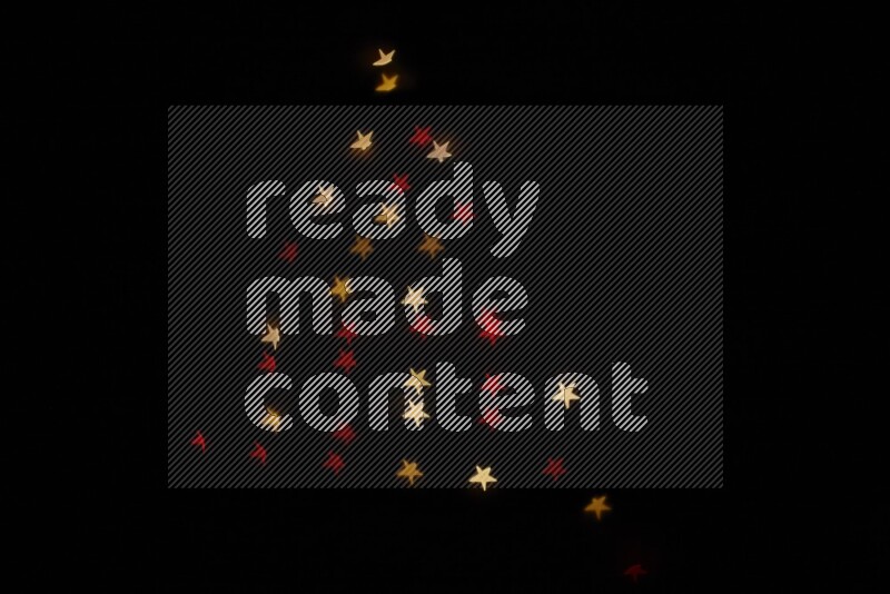 Bokeh light in star shape