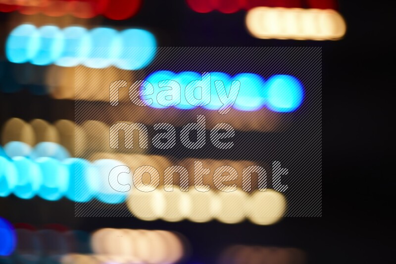 Abstract bokeh light in multicolor