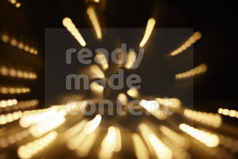 Bokeh light in yellow