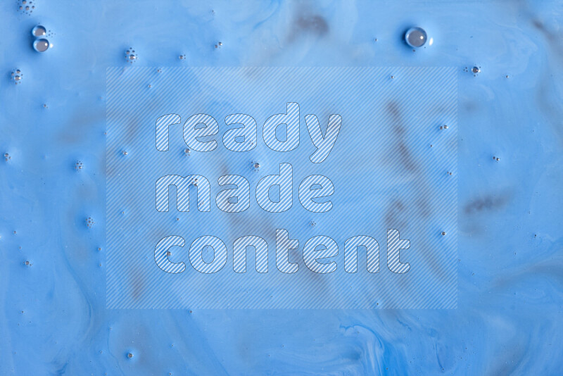 Close-ups of abstract blue paint texture in different shapes