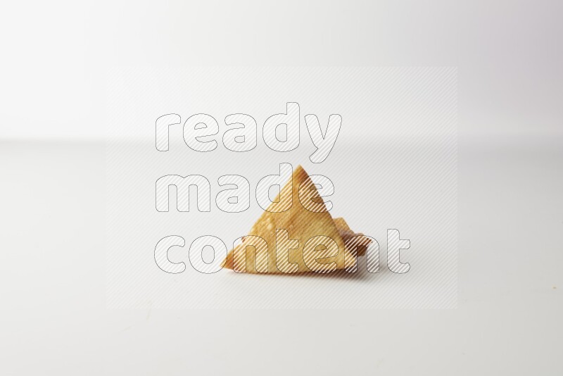 sambosas on a white background