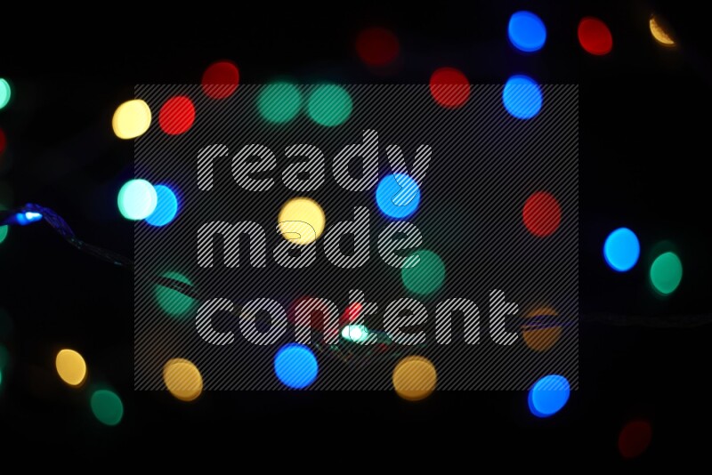 Bokeh light in multicolor