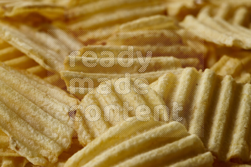 Chips snacks on white background