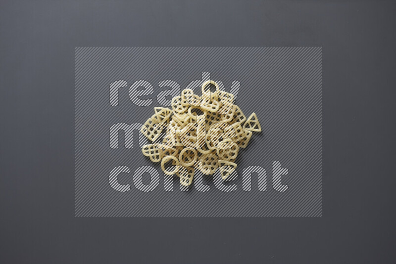 Snacks on grey background