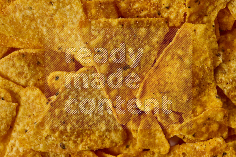 Nachos snacks on white background